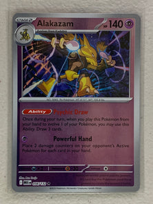 Alakazam Reverse Holo - Rare #056/132 - Pokemon ME01: Mega Evolutions