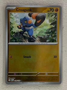 Croagunk Reverse Holo - Common #078/132 - Pokemon ME01: Mega Evolutions