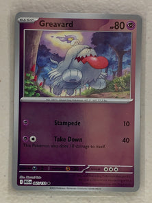 Greavard Reverse Holo - Common #065/132 - Pokemon ME01: Mega Evolutions