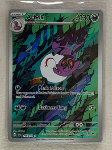 Arbok - Illustration Rare #176/162 - Pokemon Scarlet & Violet Temporal Forces