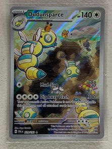 Dudunsparce - Illustration Rare #229/193 - Pokemon Scarlet & Violet Paldea Evolved