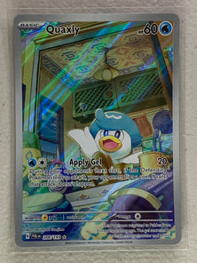Quaxly - Illustration Rare #206/193 - Pokemon Scarlet & Violet Paldea Evolved