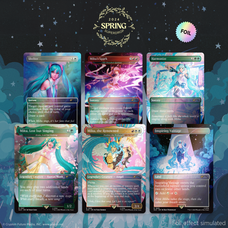 Secret Lair x Hatsune Miku: Sakura Superstar Rainbow Foil Edition (English)