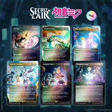 Secret Lair x Hatsune Miku: Digital Sensation Rainbow Foil Edition (English)