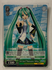 "39 Get!" Hatsune Miku - PD/S22-E039 U - Weiss Schwarz Hatsune Miku