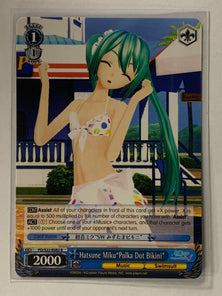 Hatsune Miku "Polka Dot Bikini" - PD/S22-E082 R - Weiss Schwarz Hatsune Miku