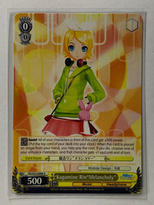Kagamine Rin "Melancholy" - PD/S22-E008 U - Weiss Schwarz Hatsune Miku