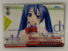 What Do You Mean!? - PD/S22-E113 PR - Weiss Schwarz Hatsune Miku