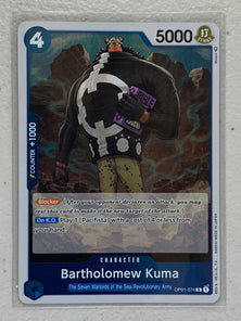 Bartholomew Kuma - OP01-074 R - One Piece Card Game Romance Dawn OP-01