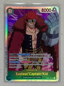 Eustass"Captain"Kid - OP01-051 SR - One Piece Card Game Romance Dawn OP-01