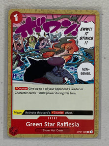 Green Star Rafflesia - OP01-028 C - One Piece Card Game Romance Dawn OP-01