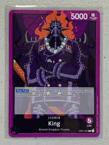 King - OP01-091 L - One Piece Card Game Romance Dawn OP-01