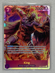 King - OP01-096 SR - One Piece Card Game Romance Dawn OP-01