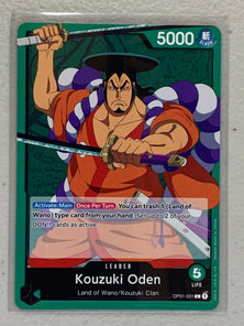 Kouzuki Oden - OP01-031 L - One Piece Card Game Romance Dawn OP-01