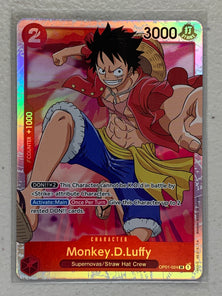 Monkey.D.Luffy - OP01-024 SR - One Piece Card Game Romance Dawn OP-01