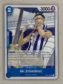 Mr.3 (Galdino) - OP01-085 UC - One Piece Card Game Romance Dawn OP-01