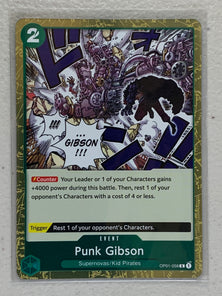 Punk Gibson - OP01-058 R - One Piece Card Game Romance Dawn OP-01