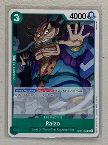 Raizo - OP01-052 UC - One Piece Card Game Romance Dawn OP-01