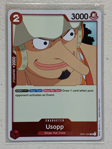 Usopp - OP01-004 R - One Piece Card Game Romance Dawn OP-01