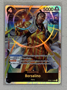 Borsalino - OP02-114 SR - One Piece Card Game Paramount War OP-02