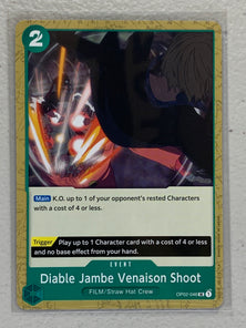 Diable Jambe Venaison Shoot - OP02-046 UC - One Piece Card Game Paramount War OP-02