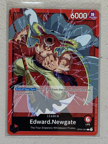 Edward.Newgate - OP02-001 L - One Piece Card Game Paramount War OP-02