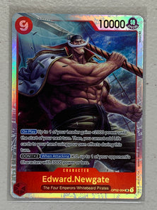 Edward.Newgate - OP02-004 SR - One Piece Card Game Paramount War OP-02