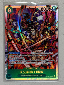 Kouzuki Oden - OP02-030 SR - One Piece Card Game Paramount War OP-02