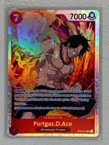 Portgas.D.Ace - OP02-013 SR - One Piece Card Game Paramount War OP-02