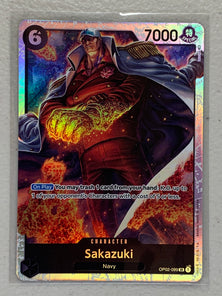 Sakazuki - OP02-099 SR - One Piece Card Game Paramount War OP-02