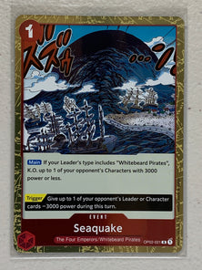 Seaquake - OP02-021 R - One Piece Card Game Paramount War OP-02