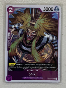 Shiki - OP02-075 R - One Piece Card Game Paramount War OP-02