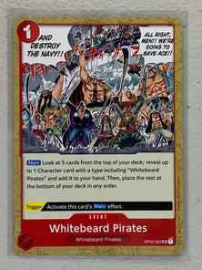 Whitebeard Pirates - OP02-022 UC - One Piece Card Game Paramount War OP-02