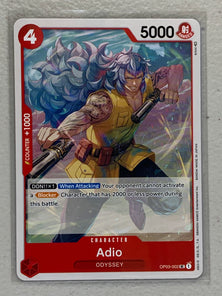 Adio - OP03-002 UC - One Piece Card Game Pillars of Strength OP-03