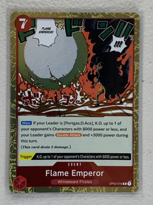 Flame Emperor - OP03-016 R - One Piece Card Game Pillars of Strength OP-03