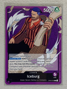 Iceburg - OP03-058 L - One Piece Card Game Pillars of Strength OP-03