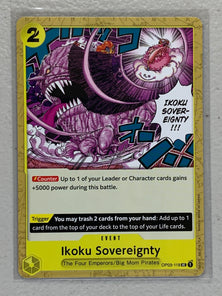 Ikoku Sovereignty - OP03-118 UC - One Piece Card Game Pillars of Strength OP-03