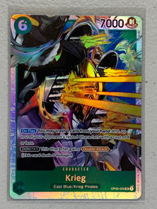 Krieg - OP03-025 SR - One Piece Card Game Pillars of Strength OP-03