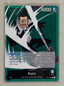 Kuro - OP03-021 L - One Piece Card Game Pillars of Strength OP-03