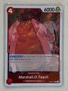 Marshall.D.Teach - OP03-012 R - One Piece Card Game Pillars of Strength OP-03