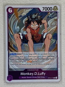 Monkey.D.Luffy - OP03-070 R - One Piece Card Game Pillars of Strength OP-03