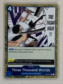 Three Thousand Worlds - OP03-057 R - One Piece Card Game Pillars of Strength OP-03