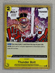 Thunder Bolt - OP03-121 C - One Piece Card Game Pillars of Strength OP-03