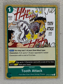 Tooth Attack - OP03-037 C - One Piece Card Game Pillars of Strength OP-03