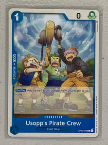 Usopp's Pirate Crew - OP03-042 C - One Piece Card Game Pillars of Strength OP-03