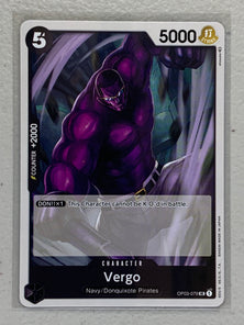 Vergo - OP03-079 UC - One Piece Card Game Pillars of Strength OP-03