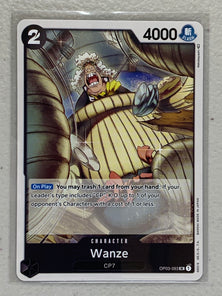 Wanze - OP03-093 UC - One Piece Card Game Pillars of Strength OP-03