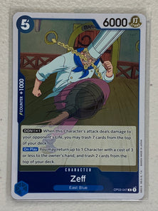 Zeff - OP03-047 R - One Piece Card Game Pillars of Strength OP-03