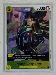 Capone"Gang"Bege - OP04-100 R - One Piece Card Game Kingdom of Intrigue OP-04