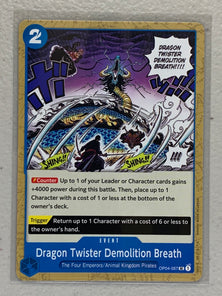 Dragon Twister Demolition Breath - OP04-057 UC - One Piece Card Game Kingdom of Intrigue OP-04